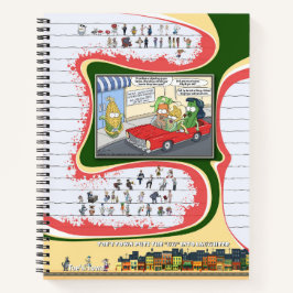 Carnet Toe’s Town Comic | Spiral Notebook