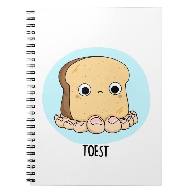 Carnet Toest Funny Toast avec Jeu d'orteils (Devant)