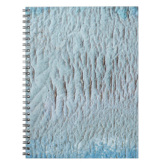 Carnet Toile d'art texture bleue