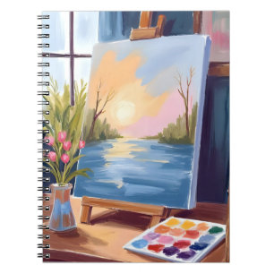 Carnet Toile d'artiste Peinture aquarelle pastel