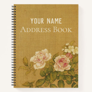 Carnet Toile Florale