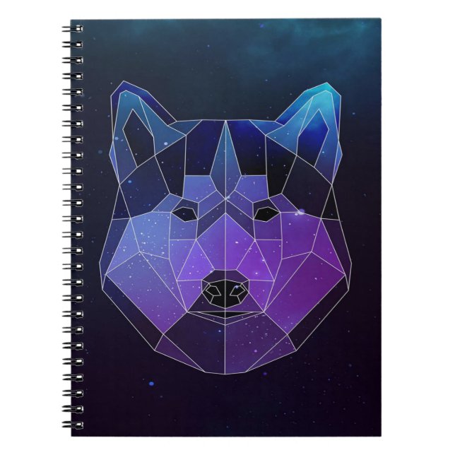 Carnet Toile Galaxy Husky (Devant)