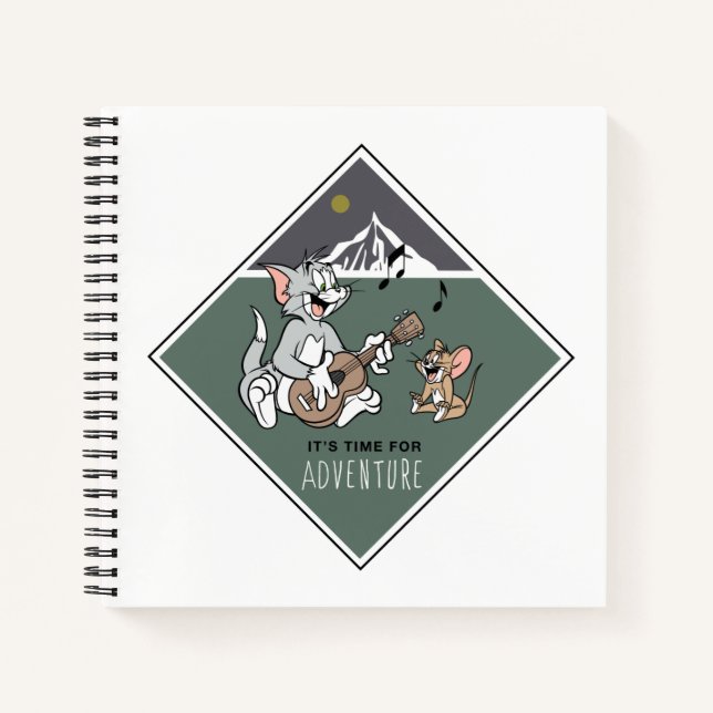 Carnet Tom & Jerry "Il est temps pour l'aventure" (Devant)