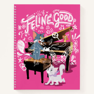 Carnet Tom & Jerry Jouer Piano - Feline Good