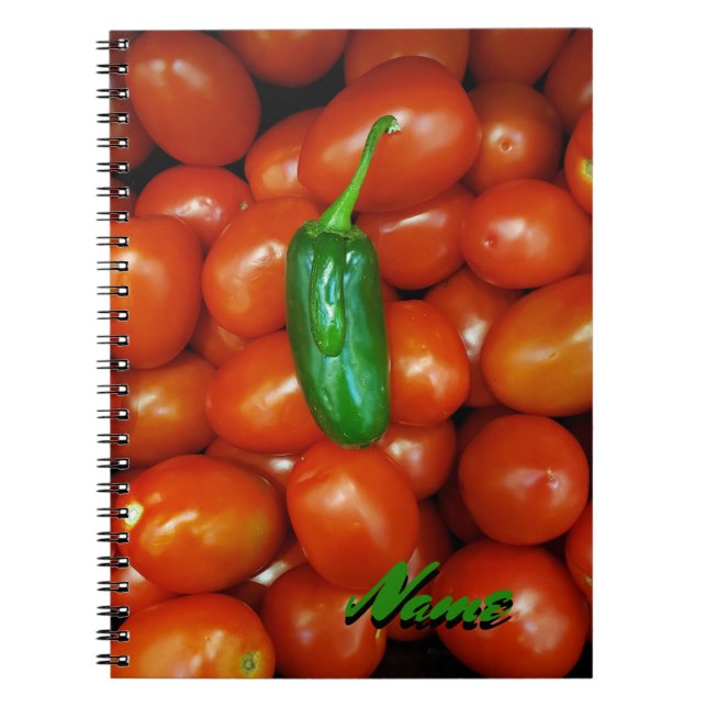 Carnet Tomates Cool de Jalapeno Hot (Devant)