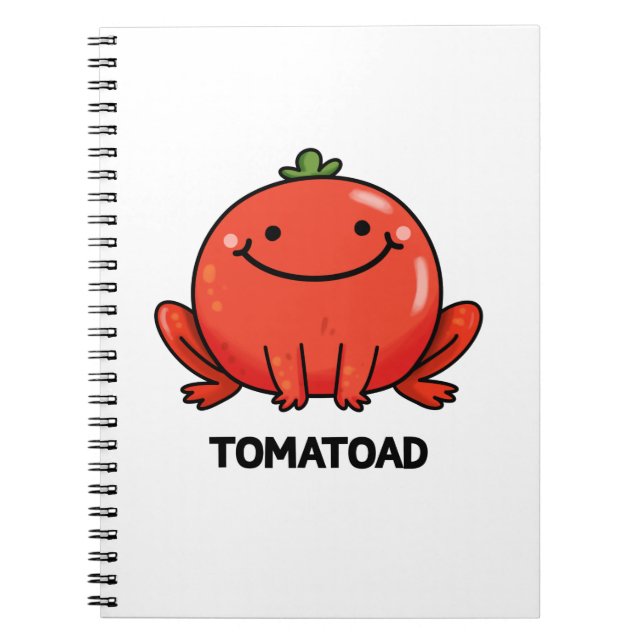 Carnet Tomatoad Blague Tomato Toad Punaisée  (Devant)