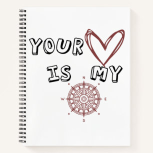 Carnet Ton coeur est mon boussole