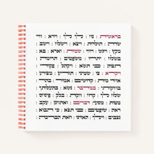 Carnet Torah Parshiot Parshas Lectures hebdomadaires en h