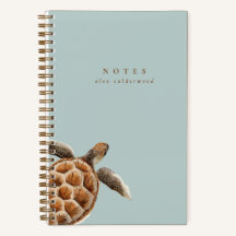Tortue aquarelle moderne personnalisée