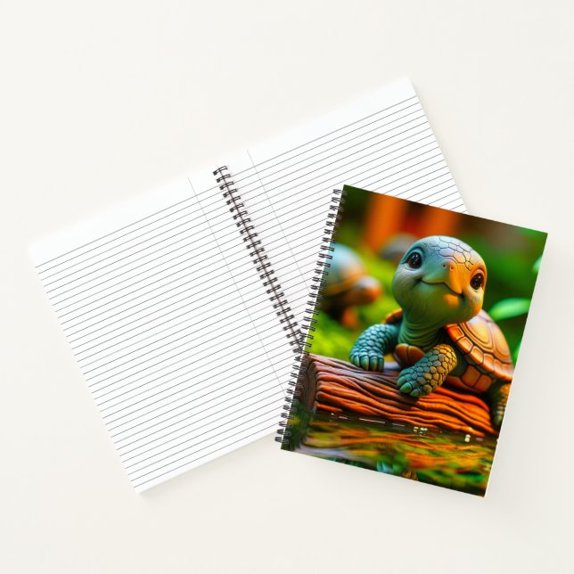 Carnet Tortue caricaturale (Intérieur)