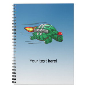Carnet Tortue Fusée