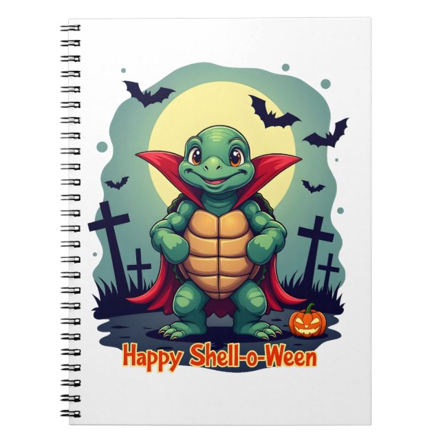 Carnet Tortue Shell-o-Ween (Devant)