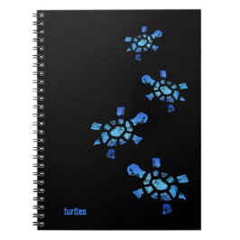 Carnet Tortues de l'eau bleue