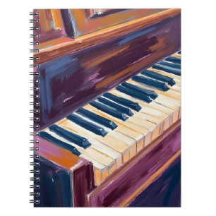 Carnet Touches de piano Peintre de piano Peinture