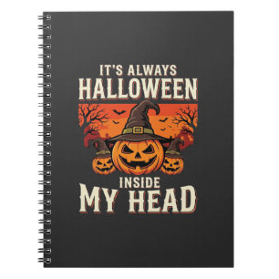 Carnet Toujours citrouille de Halloween Sorcière Design_1