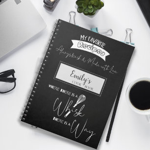 Carnet Toujours Fabriqué Avec Love Typography Recette Col