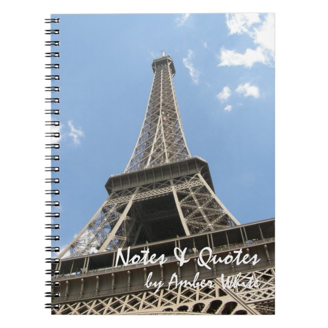 Carnet Tour Eiffel (Devant)