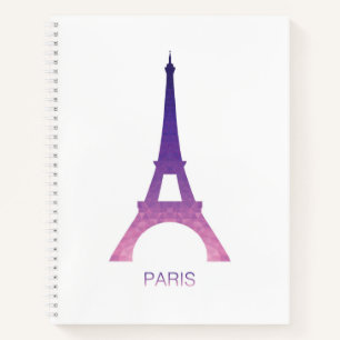 Carnet Tour Eiffel Abstraite
