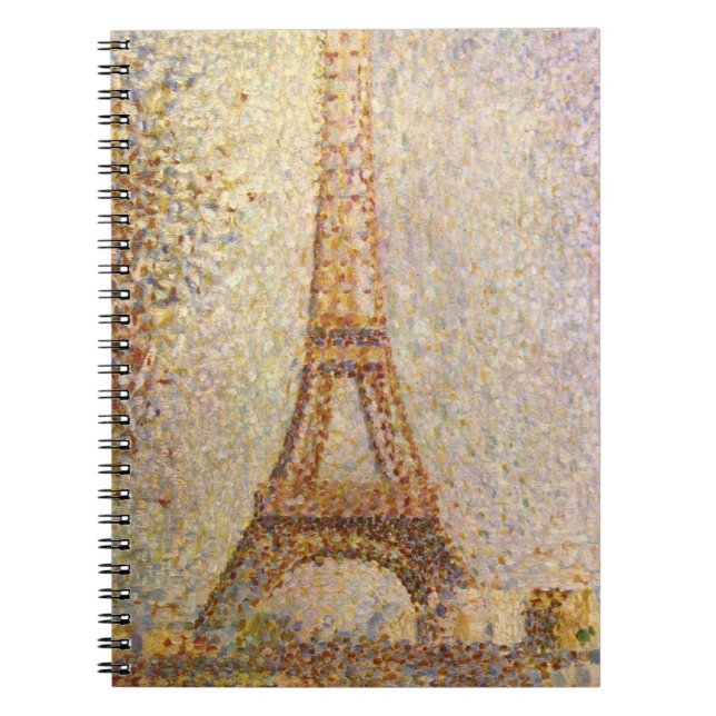Carnet Tour Eiffel par Georges Seurat, Art Vintage (Devant)