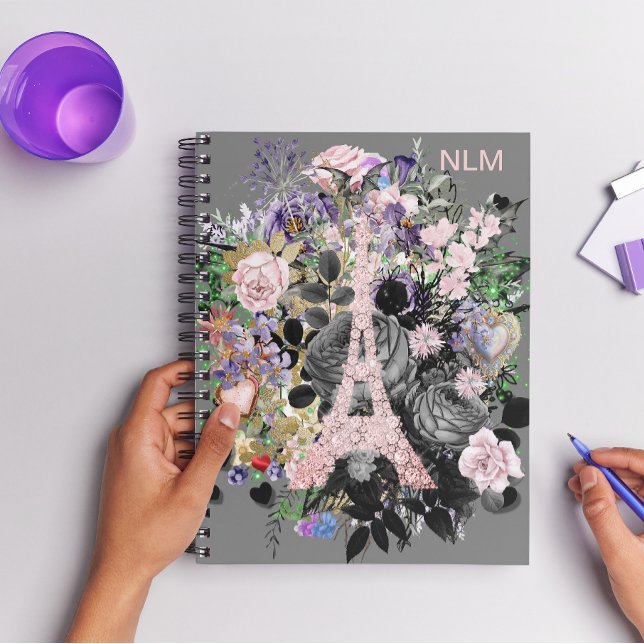 Carnet Tour Eiffel rose (Créateur téléchargé)