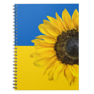 Carnet Tournesol ukrainien au drapeau