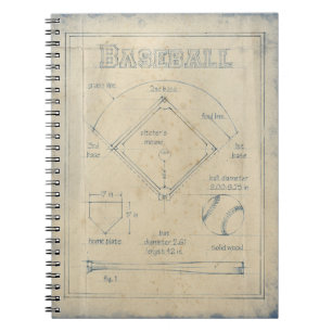 Carnet Tout au sujet du jeu - base-ball