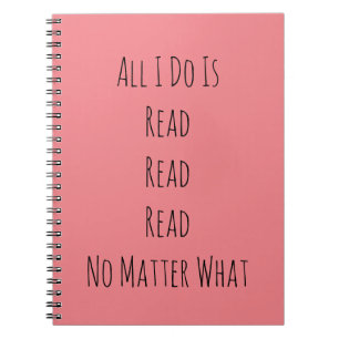 Carnet Tout ce que je fais est lu
