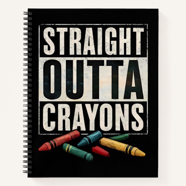 Carnet Tout droit sortis des crayons (Devant)