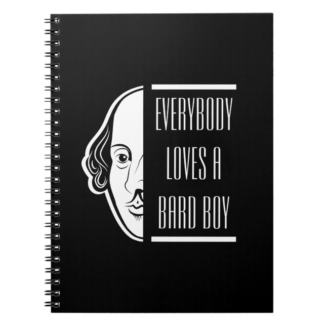 Carnet Tout Le Monde Aime Un Garçon De Bard Shakespeare T (Devant)
