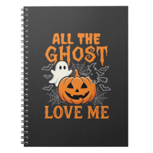Carnet Tout les fantômes m'aiment Halloween Design_1