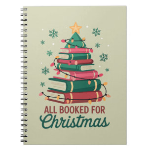 Carnet Tout réservé pour le sapin de Noël de la bibliothé