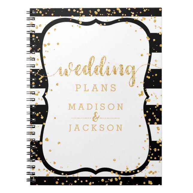 Carnet Toute bande de couleur et Wedding planner de confe (Devant)