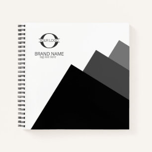 Carnet Toutes les couleurs géométriques avec logo noir su
