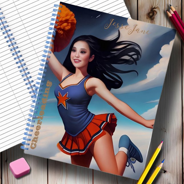 Carnet Toutes les filles américaines Pom-pom girl Spiral (Créateur téléchargé)