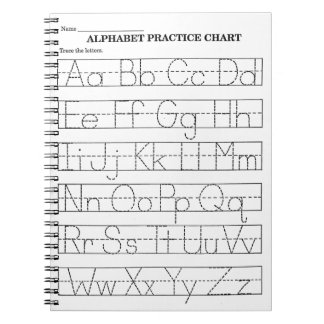 Carnet Traçage d'alphabet