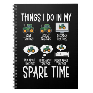 Carnet Tracteur amusant Tracteur Lover Tracteurs