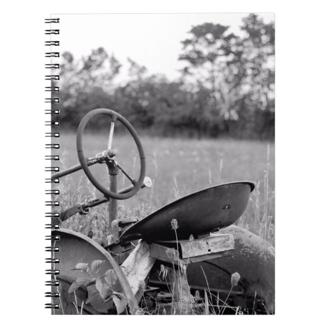 Carnet Tracteur en herbe longue (Devant)