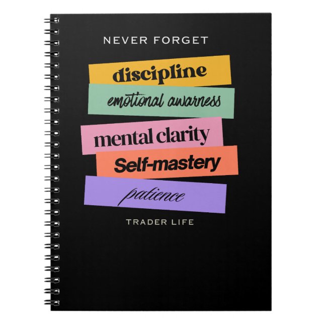 Carnet Trade design | Reminder | Motivation (Devant)