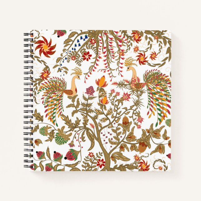 Carnet Tradition de paradis forestier d'oiseaux asiatique (Devant)