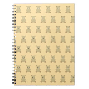 Carnet traditionnel de l'ours en peluche