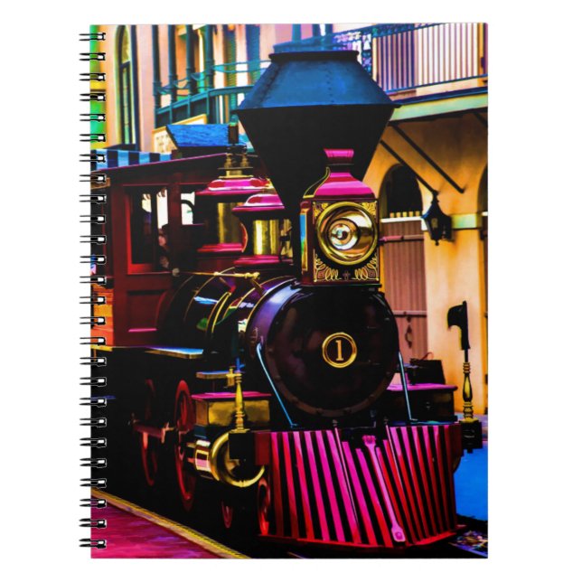 Carnet Train à vapeur (Devant)
