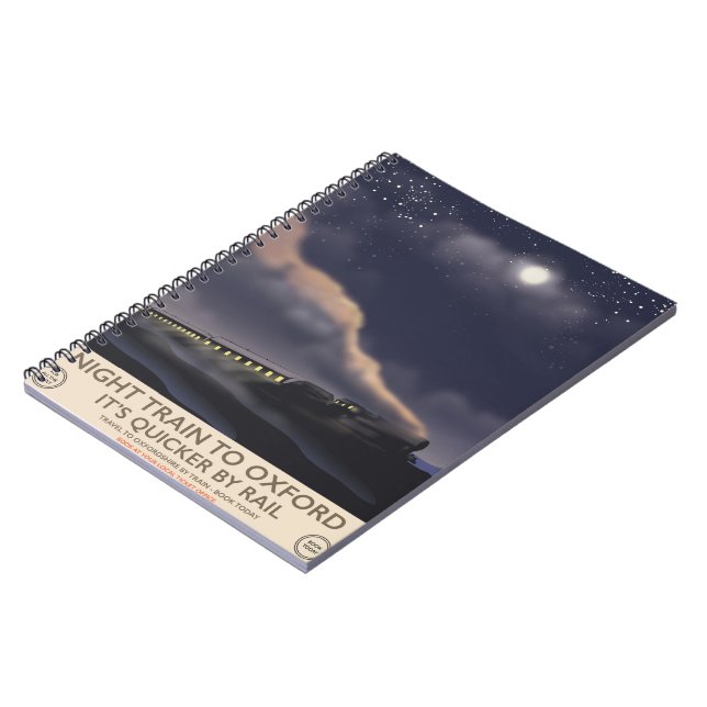 Carnet Train de nuit pour Oxford (Côté gauche)