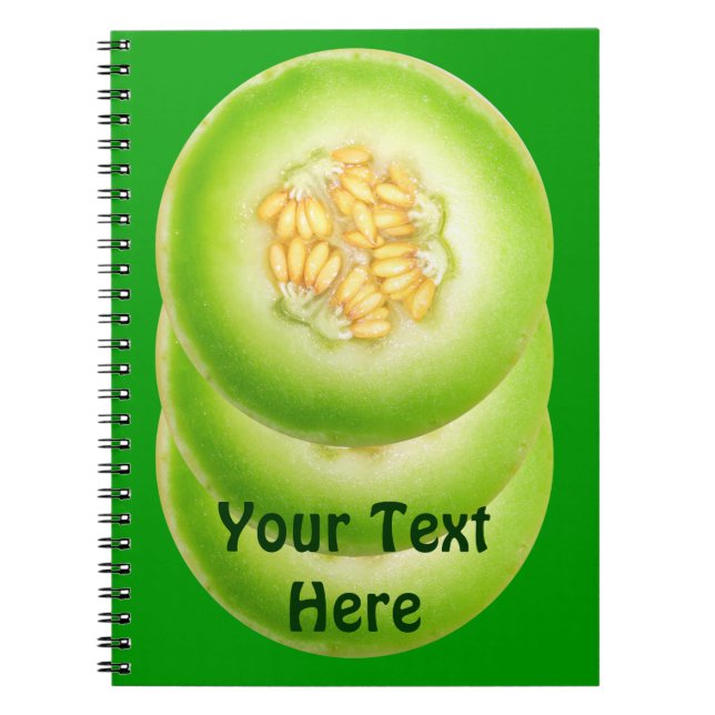Carnet Tranches de melon miel (Devant)