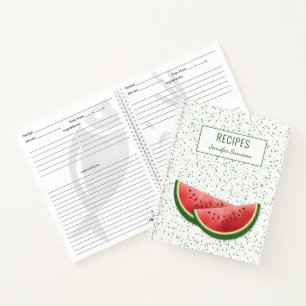 Carnet Tranches de recettes de melon d'été intitulées