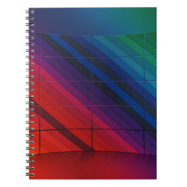 Carnet Transition Multicolore Avec Grille