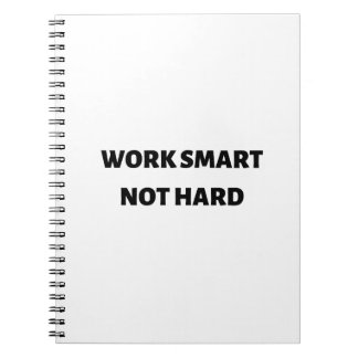 Carnet Travailler intelligemment, pas dur