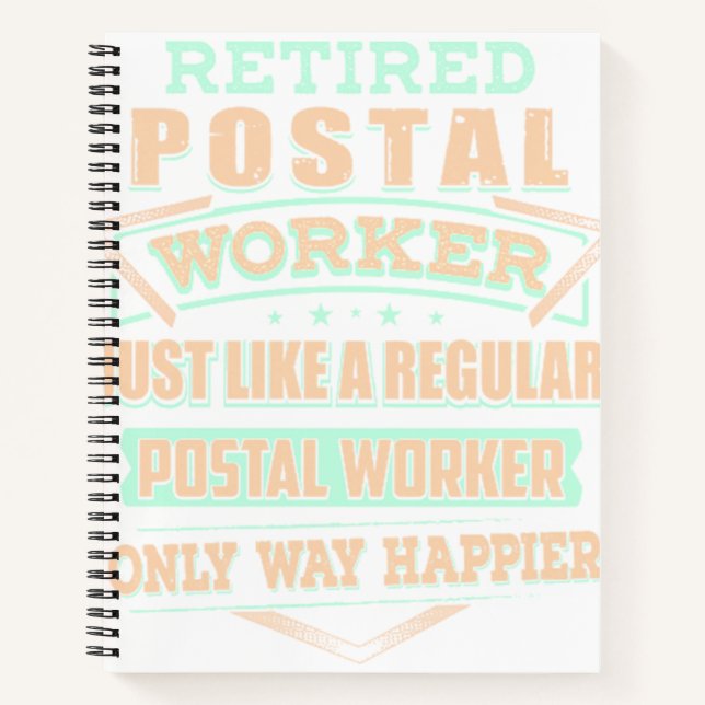 Carnet Travailleur postal à la retraite (Devant)