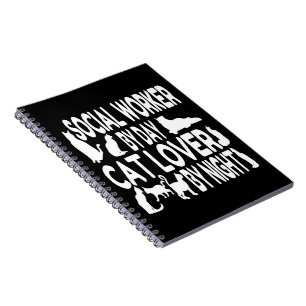 Carnet Travailleur social Amoureux des chats