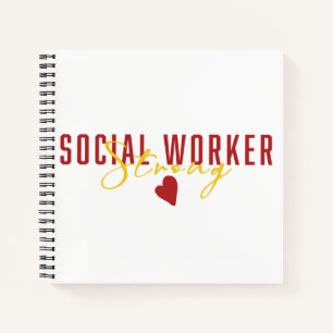 Carnet Travailleur social Fort Or Rouge