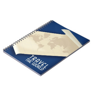 Carnet Travel the World vintage style travel poster